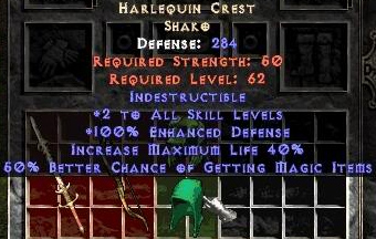 Harlequin crest diablo 2 где взять